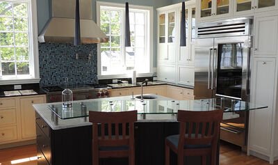 Contemporary Kitchen Cabinets with a Classic Bent
