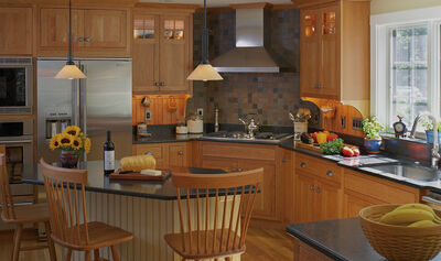 Mood Setting Traditional Cabinets