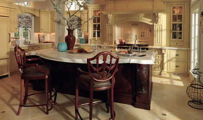 Traditional Kitchen Built for Entertaining