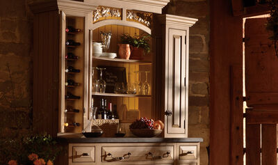 Custom Cabinetry for Lovers of the Vine